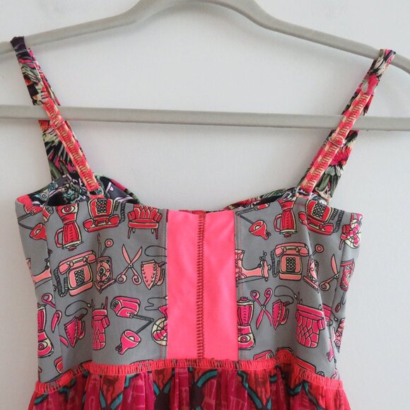 MAAJI Sublime Blimey Cover Up Bright Mesh Skirt Maxi Dress - Size S - Picture 11 of 15